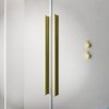 Radaway Furo Kdj Brushed Gold kabina 90x80cm lewa szczotkowane złoto 10104472-99-01L/10110430-01-01/10113080-01-01